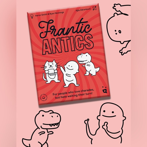 Frantic Antics Red Kids Game - Picture 2 of 8